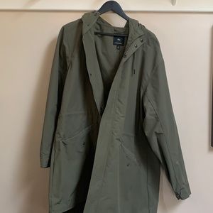 Olive Green Free Assembly Parka Size XL